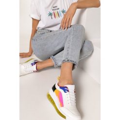 Białe Sneakersy Nixilei. Białe sneakersy damskie Born2be. Za 129,99 zł.