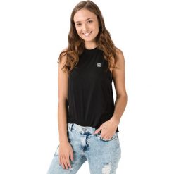 DKNY Podkoszulek Czarny. Czarne podkoszulki damskie DKNY, s, z nadrukiem, z elastanu, bez rękawów. Za 175,95 zł.