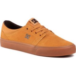 Tenisówki DC - Trase Sd ADYS300172 Brown(Brn). Pomarańczowe półbuty męskie DC, na co dzień, bez wzorów, ze skóry, bez zapięcia. W wyprzedaży za 229,00 zł.