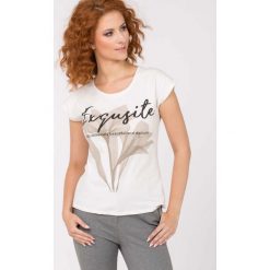 T-shirty damskie: T-shirt z printem i napisami