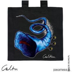 Shopper bag damskie: Błękitna trąbka – torba premium