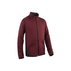 Bluza S500. Czerwone bluzy chłopięce rozpinane DOMYOS. Za 44,99 zł.