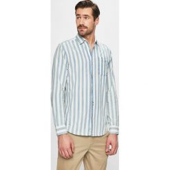 Premium by Jack&Jones - Koszula. Niebieskie koszule męskie Premium by Jack&Jones, s, bez wzorów, z bawełny, klasyczne, z klasycznym kołnierzykiem, z długim rękawem. W wyprzedaży za 119,90 zł.