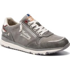 Sneakersy MUSTANG - 44A022 Dunkelgrau. Szare sneakersy męskie Mustang, na co dzień, bez wzorów, ze skóry ekologicznej, klasyczne, bez zapięcia. Za 239,00 zł.