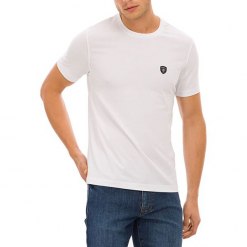 T-shirt w kolorze białym. Białe t-shirty męskie GALVANNI, m, z okrągłym kołnierzem. W wyprzedaży za 84,95 zł.