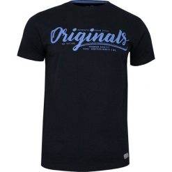 Granatowy T-shirt Męski, Krótki Rękaw -Just Yuppi- Koszulka, z Nadrukiem, w Napisy, Originals TSJTYUP10001kol3granat. Niebieskie koszulki męskie Just Yuppi, m, z nadrukiem, z tkaniny, casualowe, bez kołnierzyka, krótkie. Za 55,00 zł.