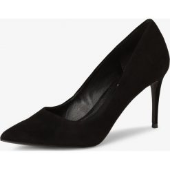 Steve Madden - Czółenka damskie – Lillie, czarny. Czarne czółenka damskie Steve Madden, bez wzorów, z koronki, bez obcasa. Za 329,95 zł.