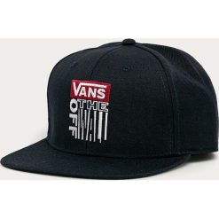 Vans - Czapka. Niebieskie czapki męskie Vans, z aplikacjami, z wełny. W wyprzedaży za 99,90 zł.