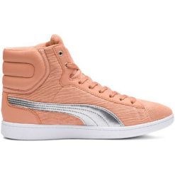 Puma Vikky Mid Cord Dusty Coral Sil 40,5. Różowe buty sportowe damskie Puma, w paski, z gumy, sportowe, puma vikky. W wyprzedaży za 175,00 zł.
