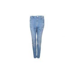 Jeansy slim fit Tommy Hilfiger WW0WW17980 / Robina. Niebieskie jeansy damskie TOMMY HILFIGER, bez wzorów, z jeansu. Za 289,00 zł.