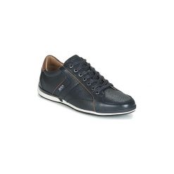Buty BOSS SATURN LOWP TBPF1. Niebieskie trampki męskie Boss, bez wzorów, bez zapięcia. Za 749,00 zł.