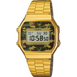Zegarek CASIO - A168WEGC-3EF Gold/Gold. Żółte zegarki męskie CASIO. W wyprzedaży za 249,00 zł.