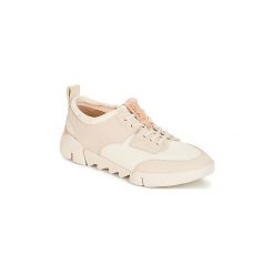 Buty Clarks Tri Spirit. Brązowe trampki i tenisówki damskie Clarks, bez wzorów, bez zapięcia. Za 391,20 zł.
