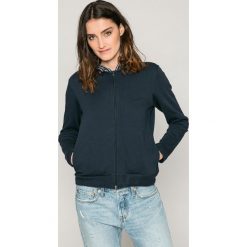 Emporio Armani - Bluza. Szare bluzy damskie Emporio Armani, s, bez wzorów, z bawełny, bez rękawów, z kapturem. W wyprzedaży za 269,90 zł.