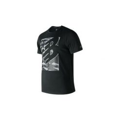 T-shirty z krótkim rękawem New Balance Modern Heathertech Tee. Czarne t-shirty męskie New Balance, s, bez wzorów, bez kołnierzyka, krótkie. Za 106,71 zł.