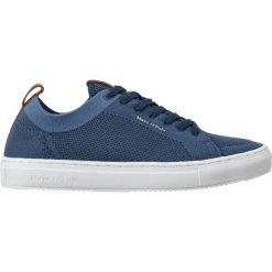 Marc O’Polo Tenisówki Niebieski. Niebieskie trampki męskie Marc O'Polo, bez wzorów, ze skóry, bez zapięcia. Za 447,95 zł.