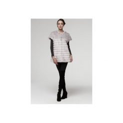 Krótka kamizelka ze sztucznego futerka szara. Szare kamizelki damskie Smoke, l, bez wzorów, z futra, krótkie, bez kaptura. Za 399,00 zł.