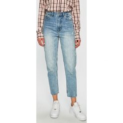 Vero Moda - Jeansy Mom Ankle Jeans. Niebieskie jeansy damskie Vero Moda, z podwyższonym stanem. W wyprzedaży za 99,90 zł.