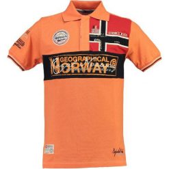 Geographical Norway Męska Koszulka Polo Koala M Pomarańczowy. Pomarańczowe koszulki męskie marki Geographical Norway, m, bez wzorów, polo, bez rękawów. Za 149,00 zł.