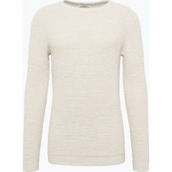 Selected - Sweter męski, biały. Białe swetry męskie marki Selected, xl, bez wzorów, z bawełny, bez kołnierzyka, bez kaptura. Za 149,95 zł.