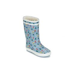 Śniegowce Dziecko Aigle LOLLY POP PRINT FUR. Szare kozaki dziewczęce marki Aigle. Za 159,00 zł.
