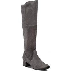 Kozaki JANA - 8-25505-29 Graphite 206. Szare kozaki damskie marki Jana, z tworzywa sztucznego, bez obcasa, na obcasie, bez zapięcia. W wyprzedaży za 259,00 zł.
