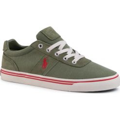 Tenisówki POLO RALPH LAUREN - Hanford 816799510002 Green/Red Pp. Zielone półbuty męskie Polo Ralph Lauren, bez wzorów, z zamszu, bez zapięcia. Za 339,00 zł.