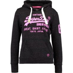 Bluzy damskie: Superdry SHOP POP ENTRY HOOD Bluza z kapturem black nep