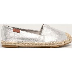 Answear - Espadryle Moda. Szare espadryle damskie ANSWEAR, bez wzorów, z gumy, bez obcasa, na obcasie. W wyprzedaży za 79,90 zł.