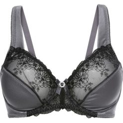 Biustonosz "minimizer" bonprix antracytowo-czarny. Szare biustonosze bonprix, bez wzorów. Za 54,99 zł.