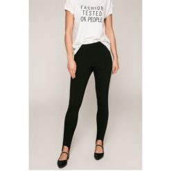 Answear - Legginsy Sporty Fusion. Czarne legginsy marki ANSWEAR, s, z elastanu. W wyprzedaży za 59,90 zł.