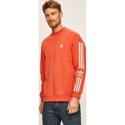 Adidas Originals - Bluza. Różowe bluzy męskie adidas Originals, s, z aplikacjami, z bawełny, z okrągłym kołnierzem, bez rękawów, bez kaptura. Za 199,90 zł.