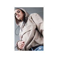 Kurtka wiatrówka typu anorak beż. Brązowe kurtki sportowe damskie Rest_factory, xl, bez wzorów, bez kaptura. Za 289,00 zł.