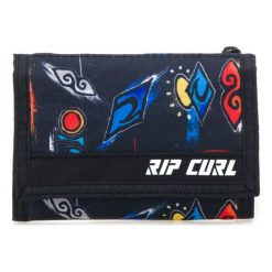 Rip Curl Portfel Męski Czarny Brush Stokes Surf. Czarne portfele męskie marki Rip Curl, w kolorowe wzory. Za 67,00 zł.