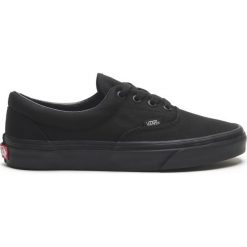 Vans Era Trampki Czarny. Czarne trampki męskie Vans, bez wzorów, z materiału, bez zapięcia. Za 216,95 zł.