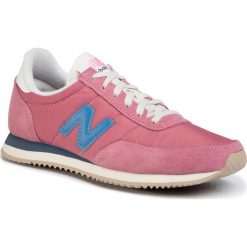 Sneakersy NEW BALANCE - WL720BA Różowy. Różowe półbuty damskie New Balance, na co dzień, bez wzorów, ze skóry, bez obcasa, na płaskiej podeszwie, bez zapięcia. W wyprzedaży za 199,00 zł.
