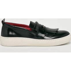 Tommy Hilfiger - Buty. Czarne buty sportowe damskie marki TOMMY HILFIGER, ze skóry. W wyprzedaży za 359,90 zł.