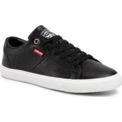 Tenisówki LEVI'S - 227843-755-59 Regular Black. Czarne półbuty damskie bez wzorów, z gumy, bez zapięcia. W wyprzedaży za 219,00 zł.