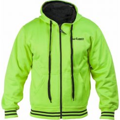Bluzy męskie: W-TEC Bluza męska Gaciter NF-3154 zielono-neonowa r. 3XL (15115-2-3XL)
