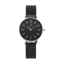 Zegarek JP Gatsby Zegarek damski Flare Silver Black / Black JPG1016 uniwersalny. Szare zegarki damskie JP Gatsby. Za 359,10 zł.