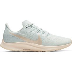 Buty Nike Air Zoom Pegasus 36 W Kremowo-Błękitne. Niebieskie buty sportowe damskie Nike, bez wzorów, do biegania. Za 499,99 zł.