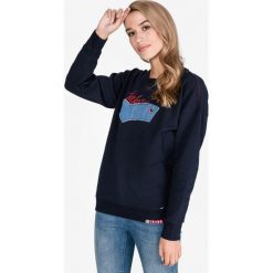 GAS Bexi RS Bluza Niebieski. Niebieskie bluzy damskie Gas, l, z haftami, z elastanu, bez rękawów, bez kaptura. Za 559,95 zł.