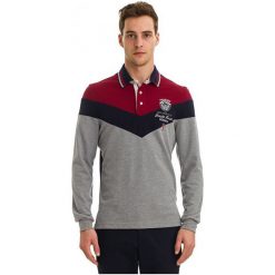 Galvanni Koszulka Polo Męska Lesotho M Szary. Szare koszulki męskie marki GALVANNI, m, bez wzorów, polo, z długim rękawem, długie. Za 299,00 zł.