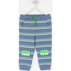 Spodnie. Zielone spodnie chłopięce marki BABY DINO, z bawełny, długie. Za 34,90 zł.