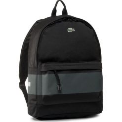 Plecak LACOSTE - NH3170NT Black. Czarne torby męskie skórzane Lacoste, bez wzorów, z materiału. W wyprzedaży za 299,00 zł.