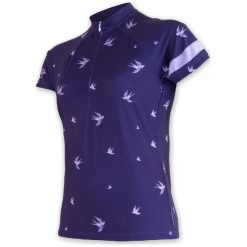 Sensor Damska Koszulka Rowerowa Cyklo Swallow Blue. Niebieskie bluzki damskie do fitnessu marki Sensor, z krótkim rękawem. Za 179,00 zł.