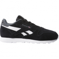 Reebok Classic Leather DV4262. Trampki chłopięce Reebok, w paski, z zamszu, street, z paskami. W wyprzedaży za 129,99 zł.