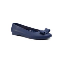 BASSANO WP41-120360 Granatowy. Niebieskie baleriny damskie Bassano, bez wzorów, z tworzywa sztucznego, bez obcasa. Za 39,99 zł.