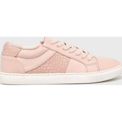 Answear - Buty. Różowe buty sportowe damskie ANSWEAR, bez wzorów, ze skóry, sportowe. W wyprzedaży za 49,90 zł.