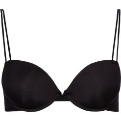 Biustonosz push-up w kolorze czarnym. Czarne biustonosze Lascana & Co., z haftami. W wyprzedaży za 59,95 zł.